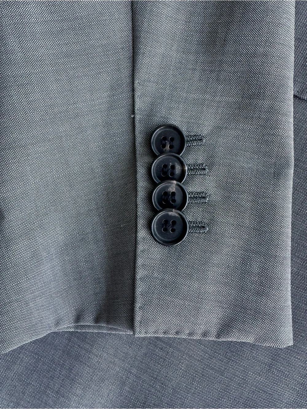 Hugo Boss BOSS The James3 Sharp5 Gray Virgin Wool 2 Button Blazer 40R Like New